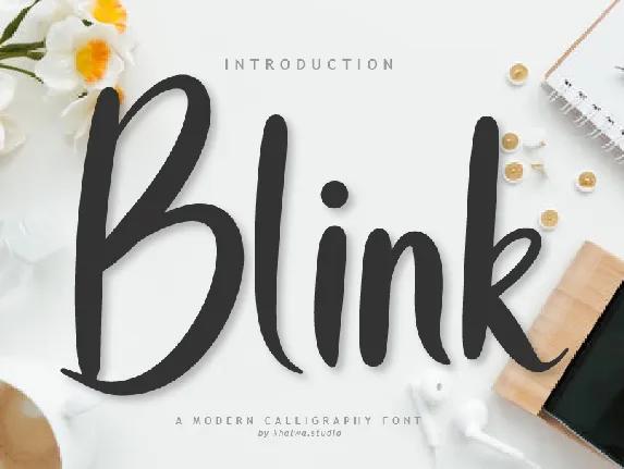 Blink font