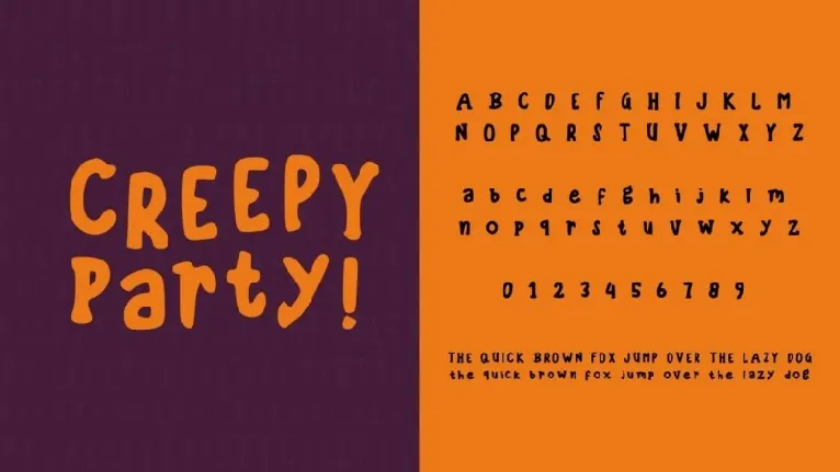 Creepy Pasta font