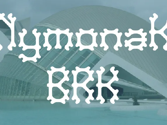 Nymonak BRK font