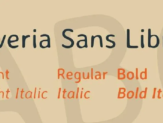 Averia Sans Libre Family font