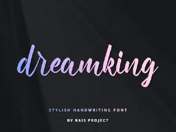 Dreamking Script font