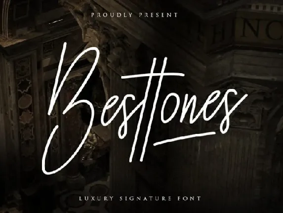 Besttones Signature font