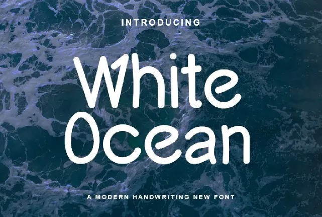 White Ocean font