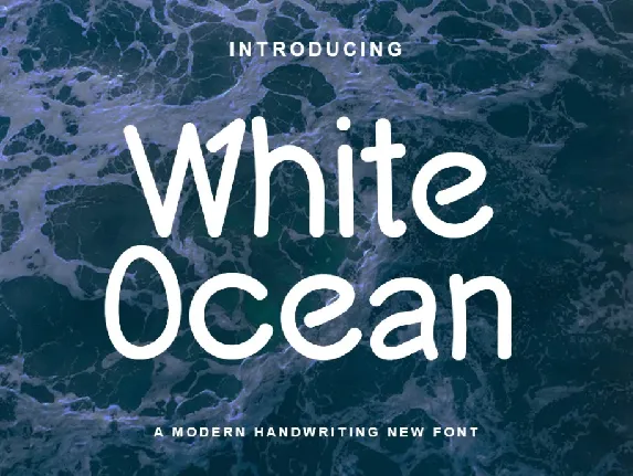 White Ocean font