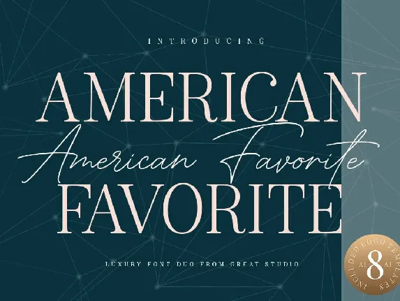 American Favorite font