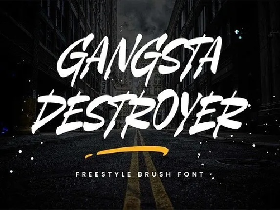 Gangsta Destroyer font