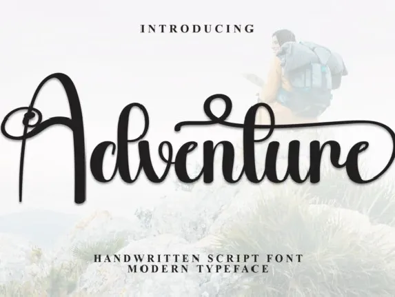 Advanture Script font