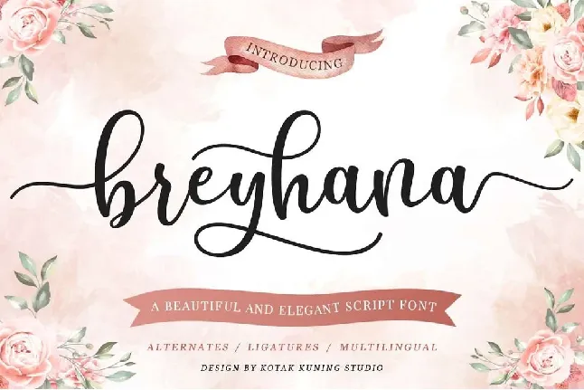 Breyhana font