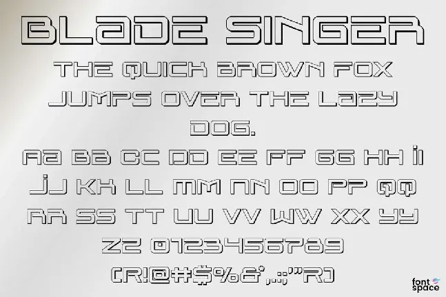 Blade Singer Free font