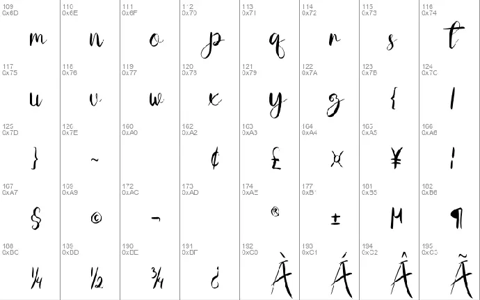 Mysil font