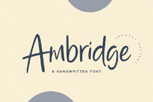 Ambridge Typeface font