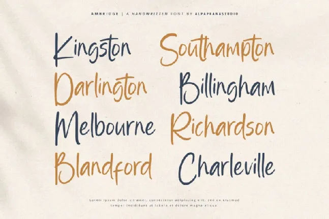 Ambridge Typeface font