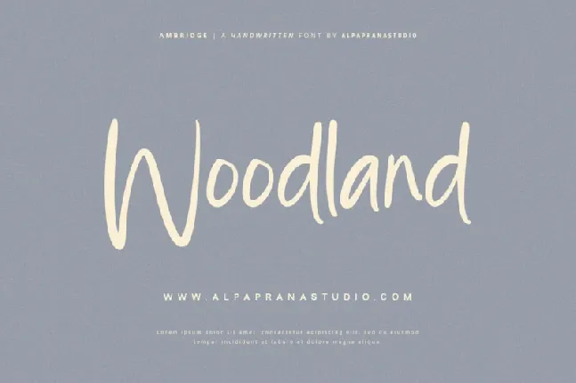 Ambridge Typeface font