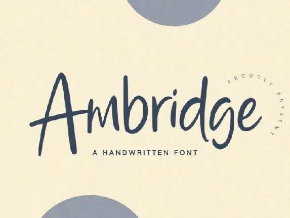 Ambridge Typeface font