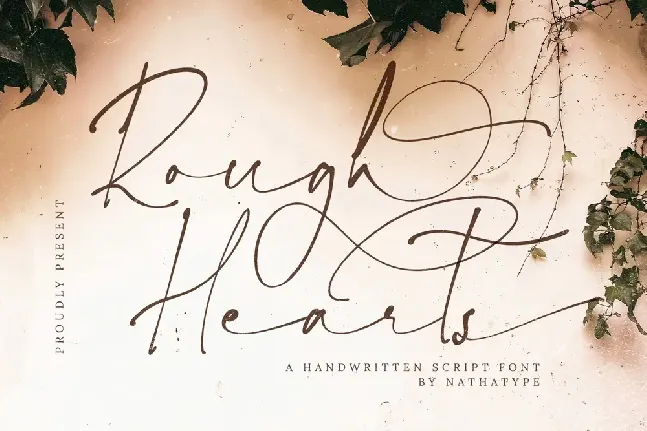 Rough Hearts font