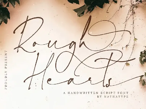 Rough Hearts font