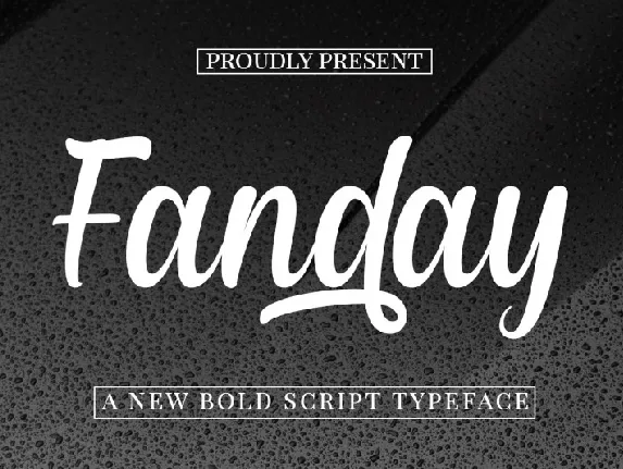 Fanday font