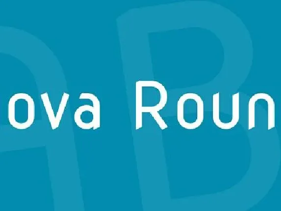 Nova Round font