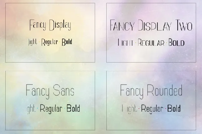 Fancy Family – 12s font