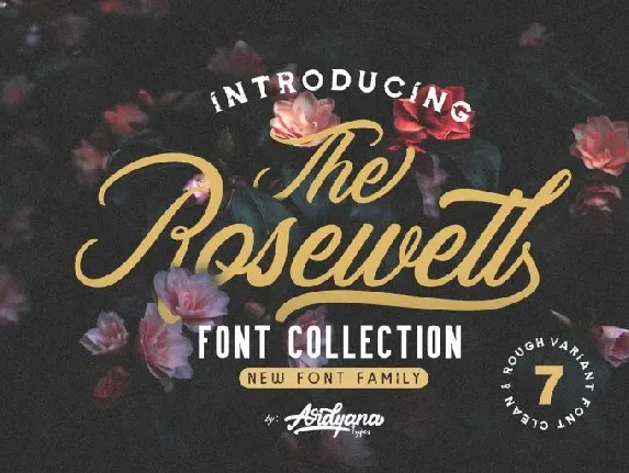 Rosewell Script font