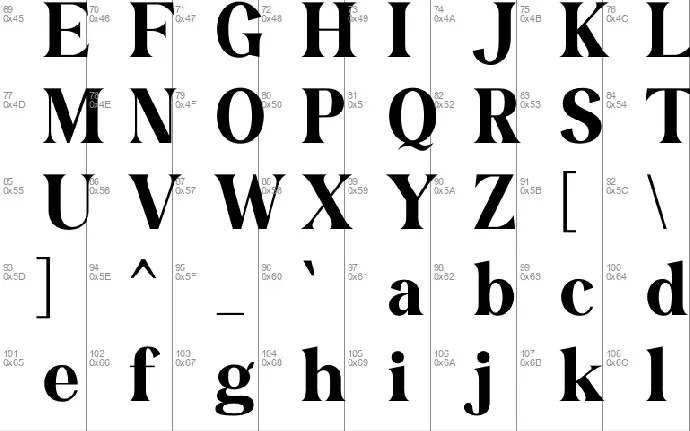 Schindler font