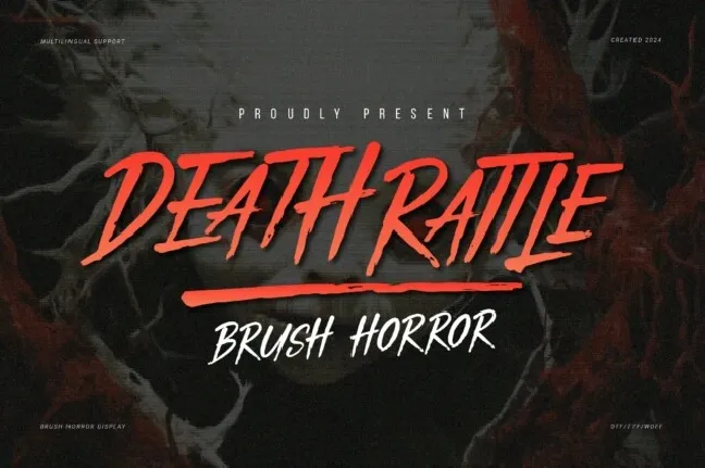 Death Rattle font