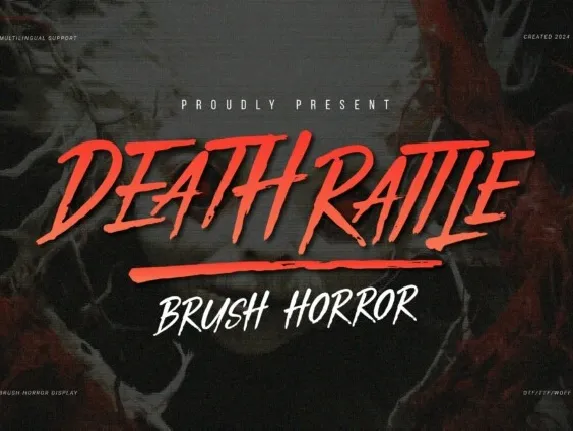 Death Rattle font