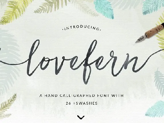 Lovefern Script font