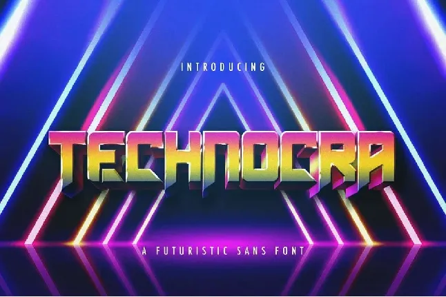 Technocra font