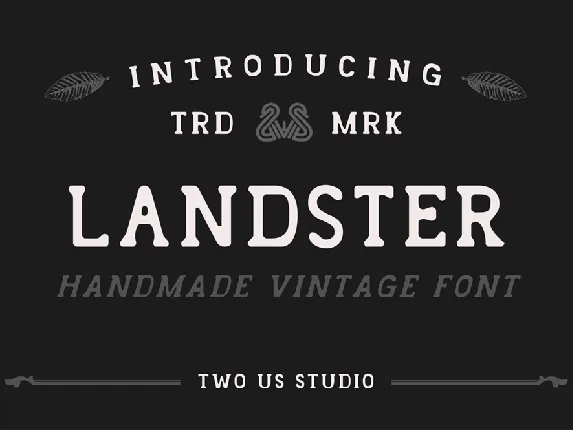 Landster font