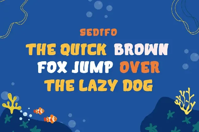 SEDIFO font