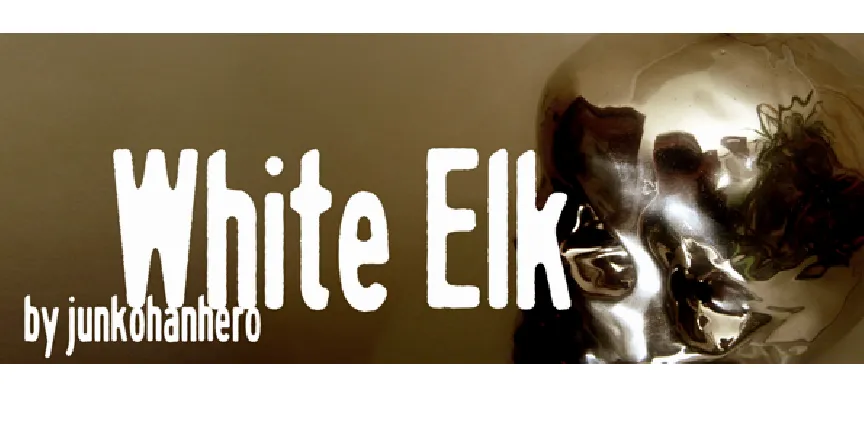 White Elk font