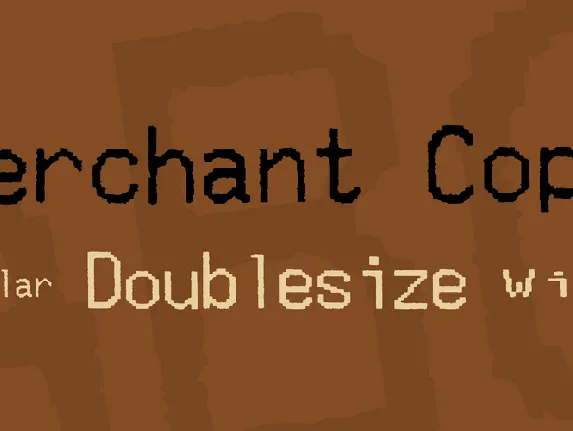 Merchant Copy font