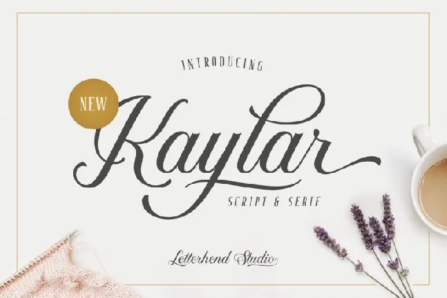 Kaylar Script font