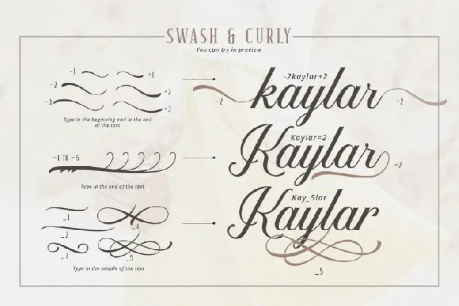 Kaylar Script font