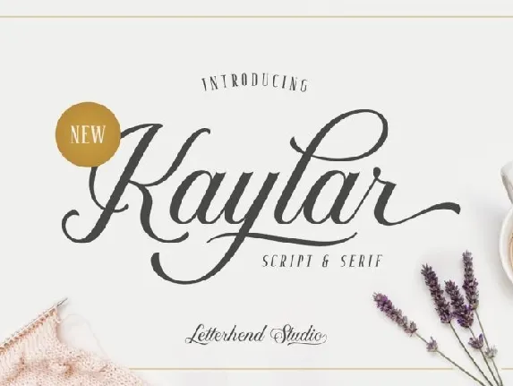 Kaylar Script font