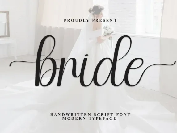 Bride Script font