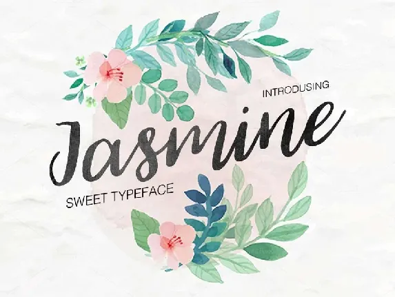 Jasmine font