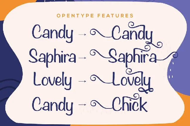 Candy Yefumy font