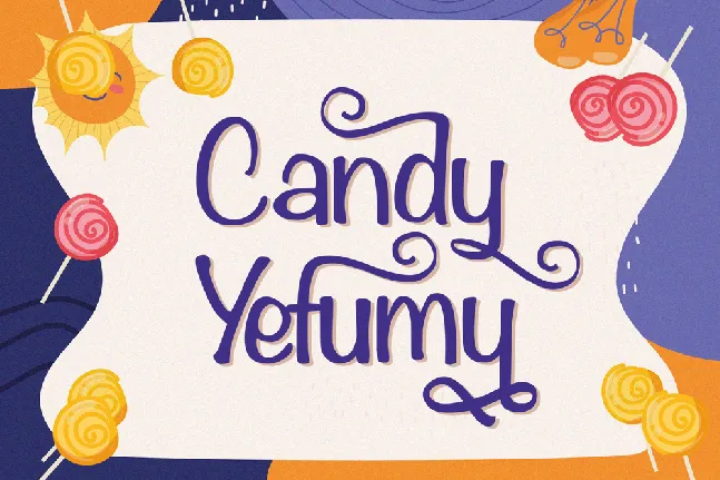 Candy Yefumy font