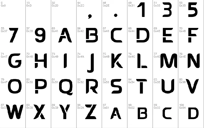 FabslabDEMO font