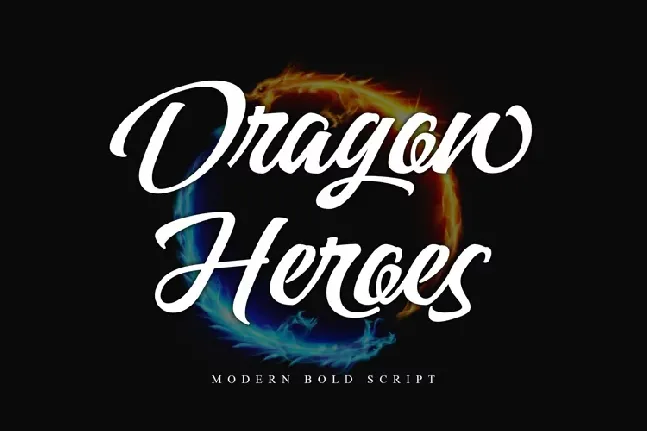 Dragon Heroes - Personal use font