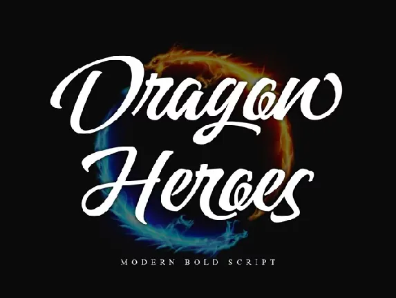 Dragon Heroes - Personal use font