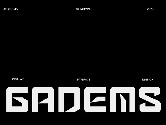 Gadems font