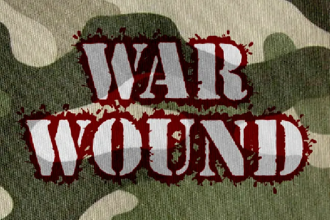 War Wound font