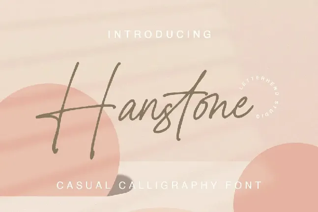 Hanstone Handwritten font