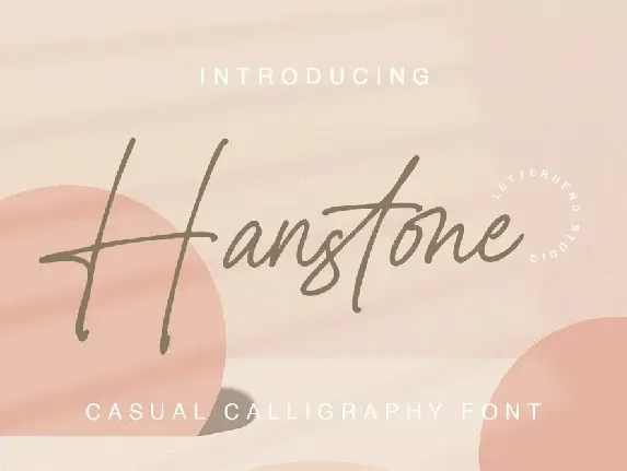 Hanstone Handwritten font