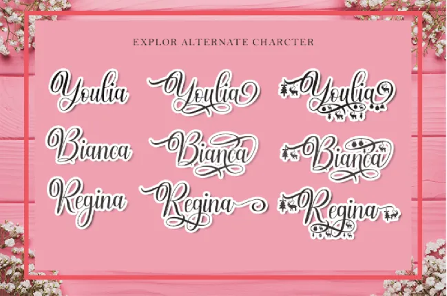 Maria Christmas font