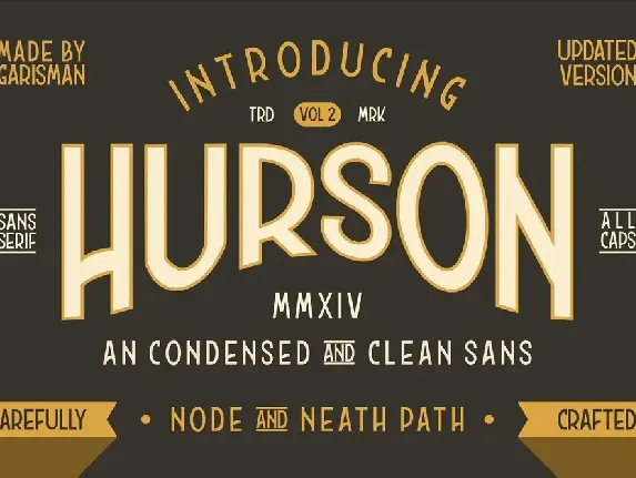 Hurson Clean Typeface font