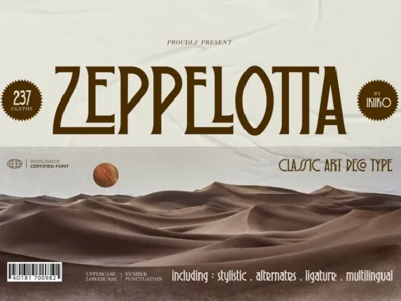 Zeppelotta font